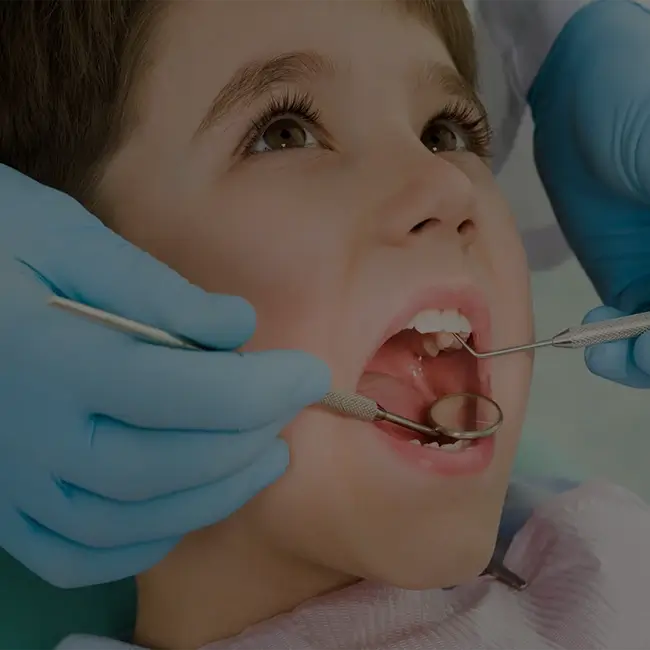 Paedodontics services: Dental care for children.